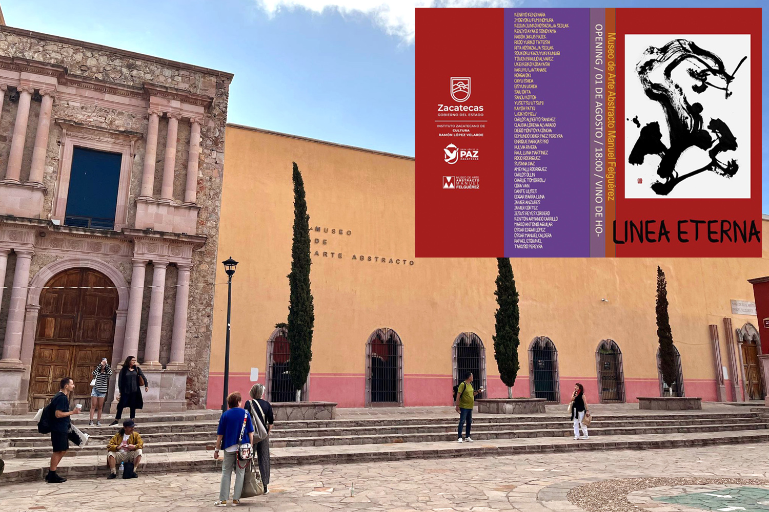 「永遠の線」第2回墨刻海外展 in Zacatecas, MEXICO