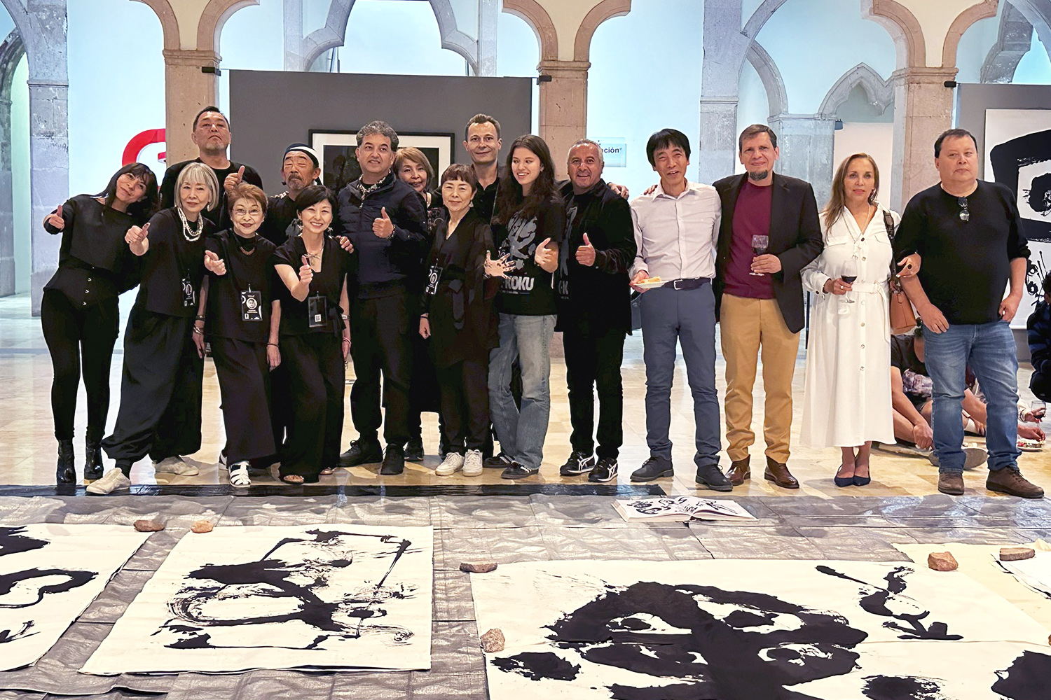 「永遠の線」第2回墨刻海外展 in Zacatecas, MEXICO