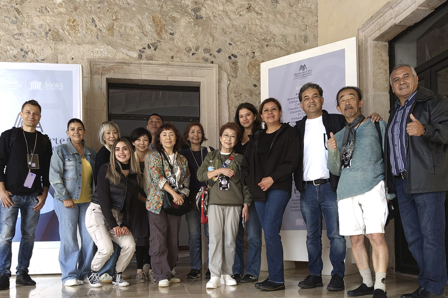 「墨刻の道」原賢翏個展 in Fresnillo, MEXICO